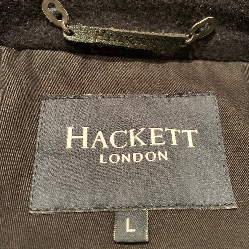 Hackett Pea Coat - Navy - 100% Wool - Picture 6 of 7